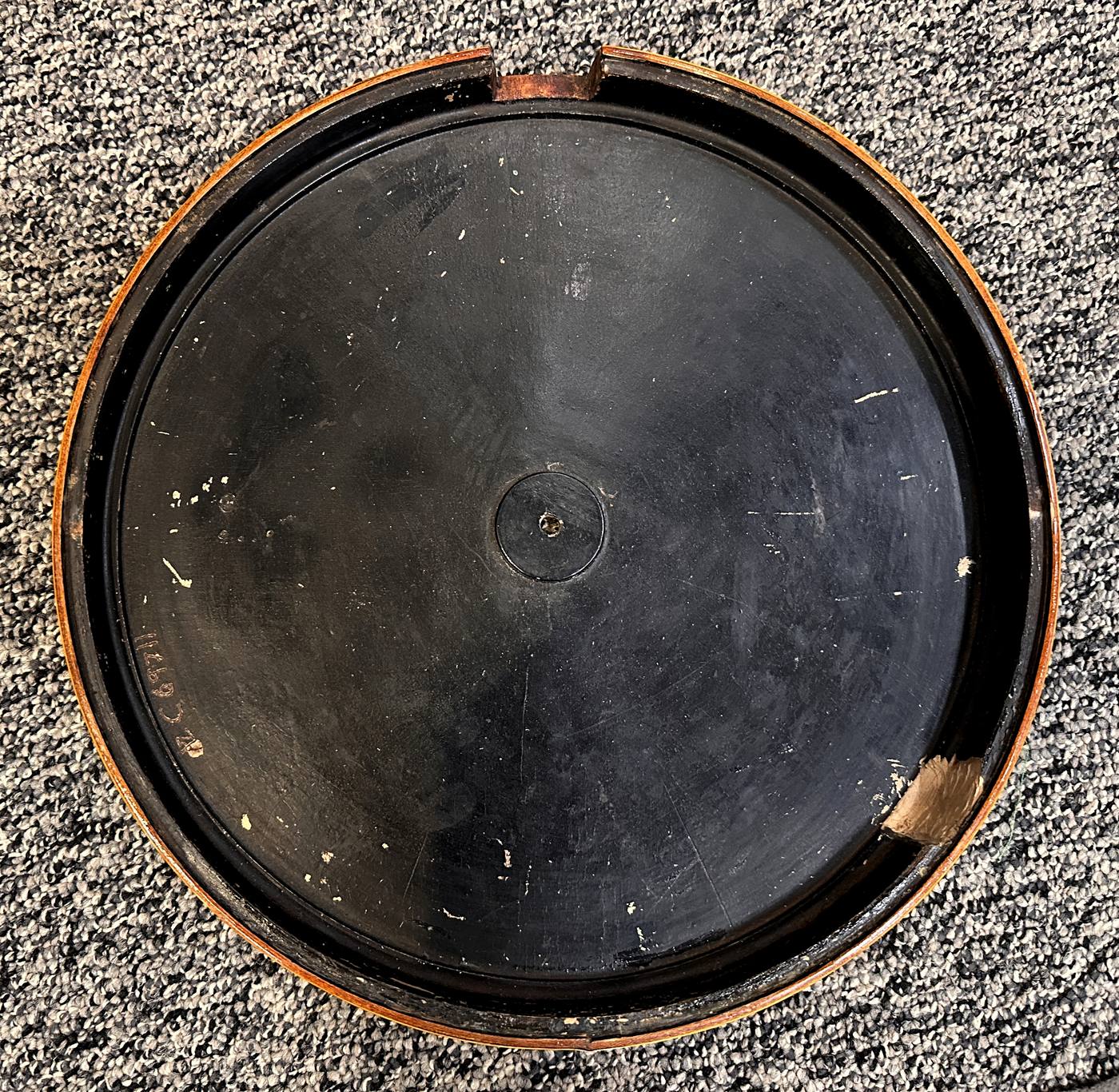 Interior view of the birdseye maple resonator